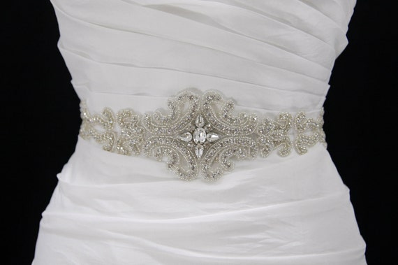 Couture Crystal Bridal Sash