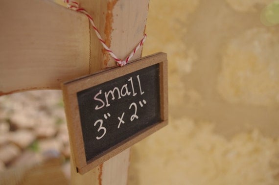 MiNi CHaLkBoaRDs with DiViNe TWiNe hanger--3x2inches--Weddings--Home Organization-Pantry-Kids Rooms--Parties-Set of 4