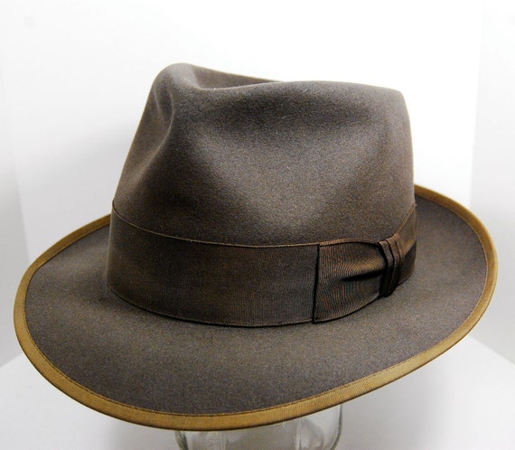 Beautiful Grey/Brown Stetson Whippet Large 7 1/4 | The Fedora Lounge