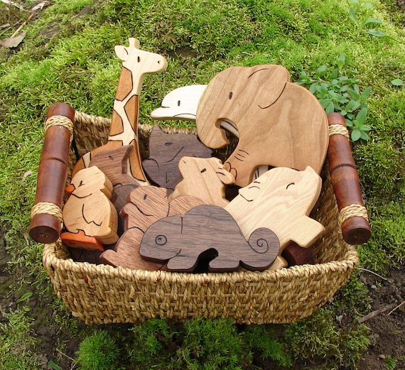 Wooden Toy Animals - Free Shipping to the United States - Wood Toys ...
