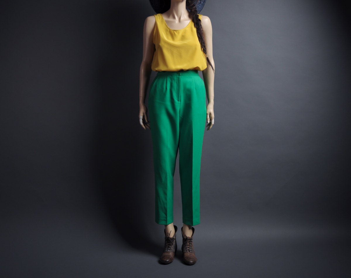 MarMar Vintage: Fall fashion 2011 trend -- Brightly Colored Pants