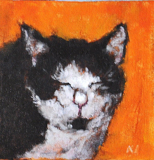 Custom Cat Portraits in San Diego, CA.  Nationwide shipping