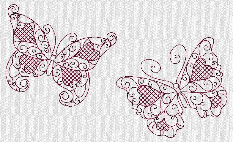 Redwork Embroidery Designs