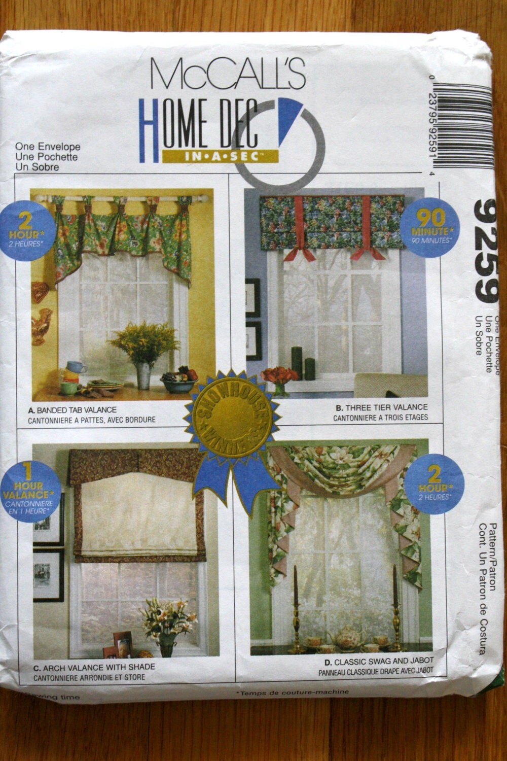 Window Treatments Curtain Panels Sewing Pattern 4497 Simplicity